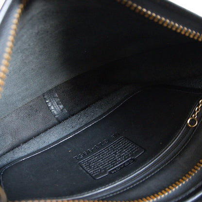 OLD COACH Black Flap Glove Shoulder Bag Size ONE SIZE