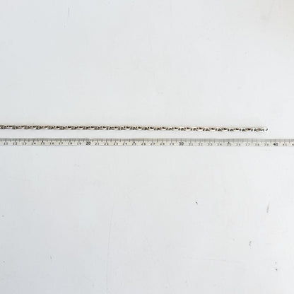 HERMES Chaine d'Ancre TPM 61 Silver Necklace Size ONE SIZE