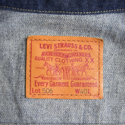 LEVI'S 1st 506XX Big E Japanese Made Denim Jacket Size 40
