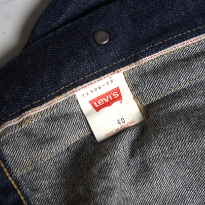 LEVI'S 1st 506XX Big E Japanese Made Denim Jacket Size 40