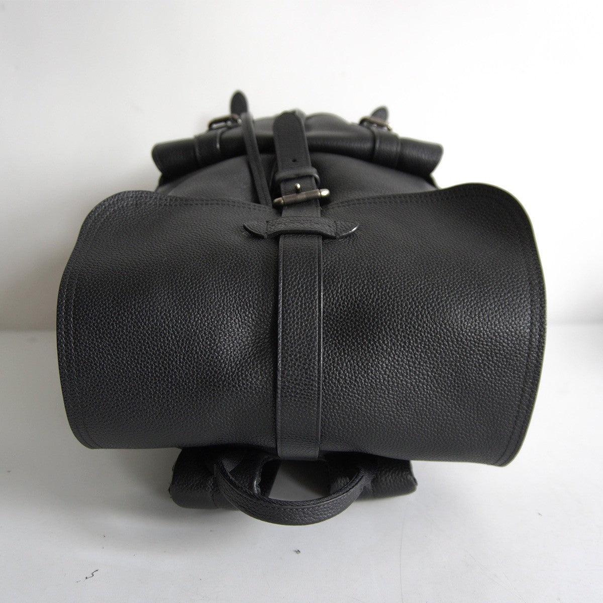 HUDSON COACH F36811 Leather Black Backpack Size ONE SIZE
