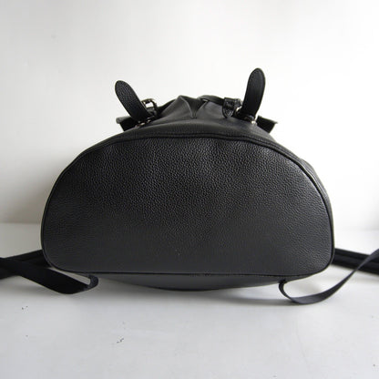 HUDSON COACH F36811 Leather Black Backpack Size ONE SIZE