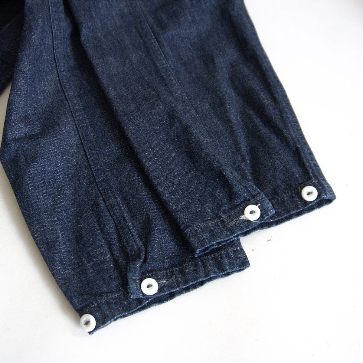 POST OVERALLS Denim Army Pullover Jacket Size M
