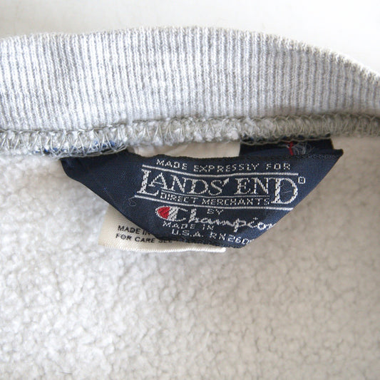 LANDS END REVERSE WEAVE 80s Champion Sweatshirt Size L