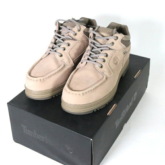Timberland Heritage Gore-Tex Moc Toe Boots Taupe Size 25.5cm