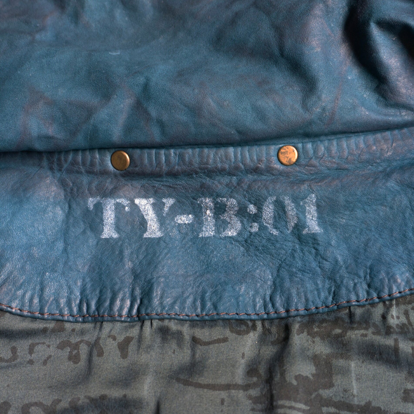 TY-B 14th addiction Sheepskin Leather Jacket Size 1