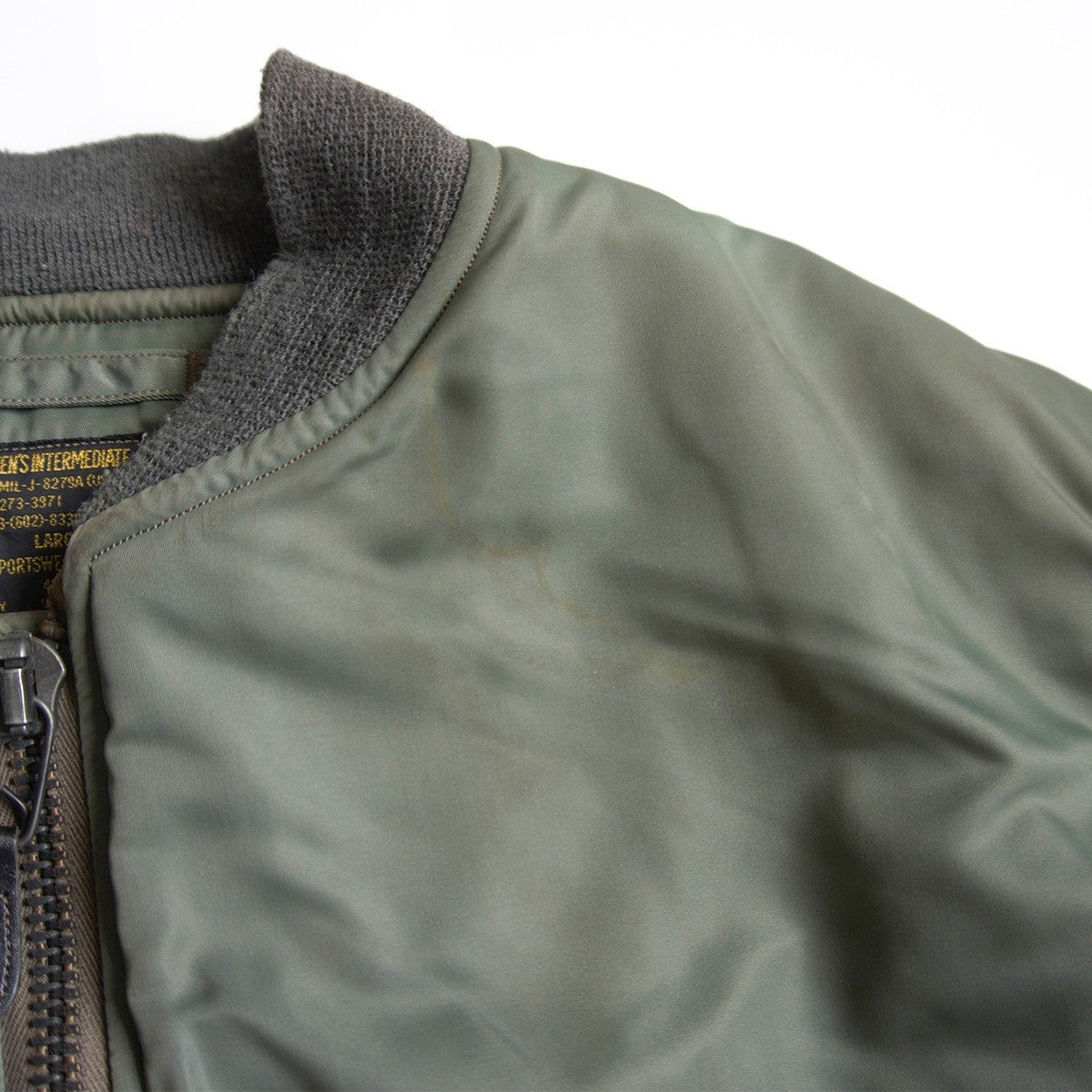 BUZZ RICKSON M-Spec MA-1 Flight Jacket Green Size L