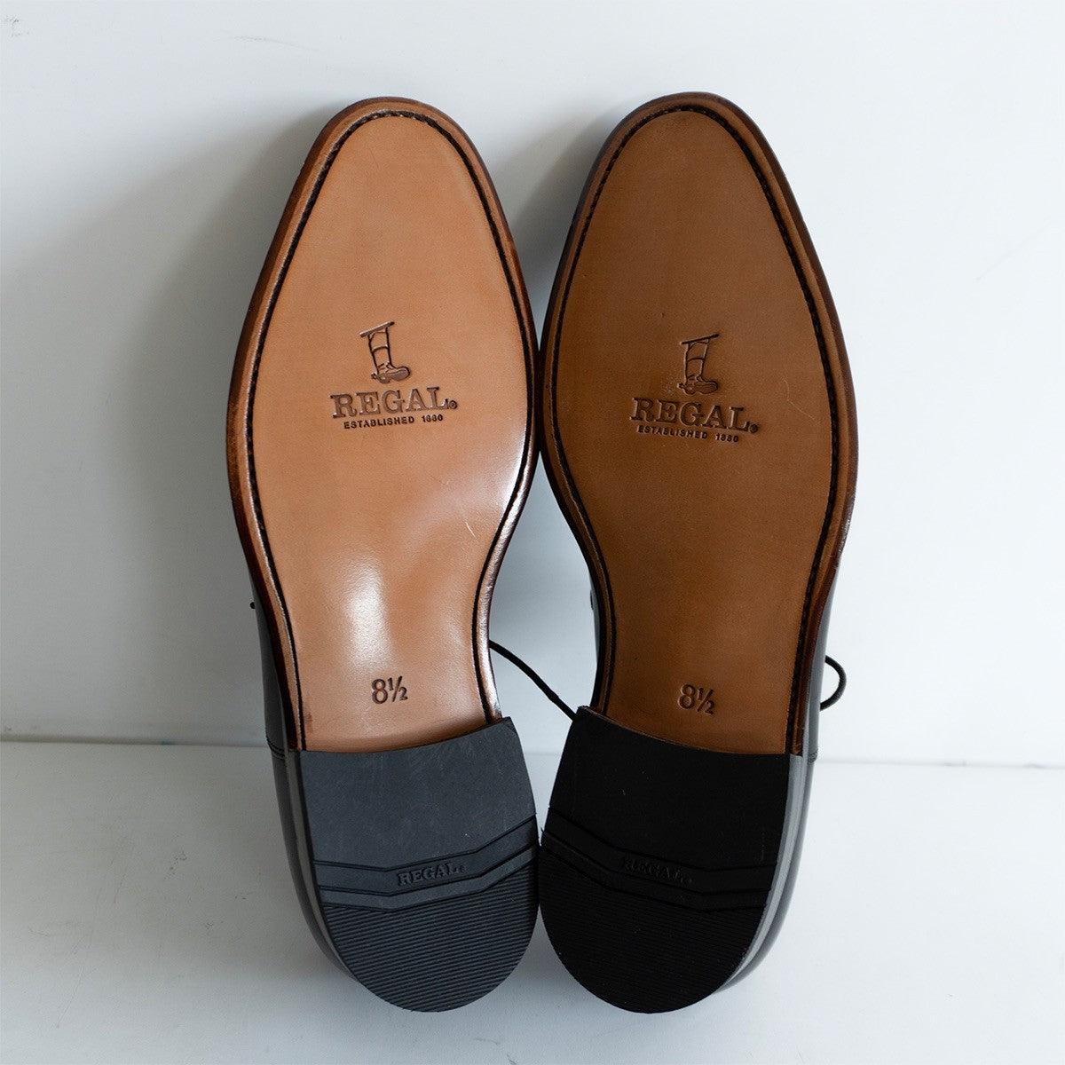 REGAL Straight Tip Leather Shoes Size 26.5cm