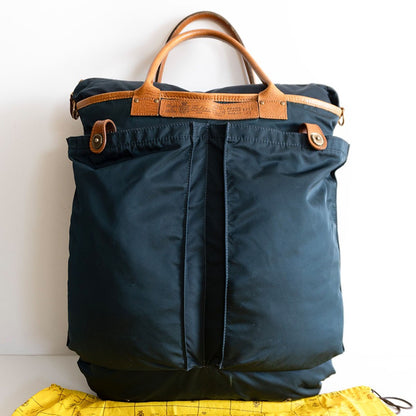 FELISI 9237/2 Nylon Leather Helmet Bag Navy Size ONE SIZE