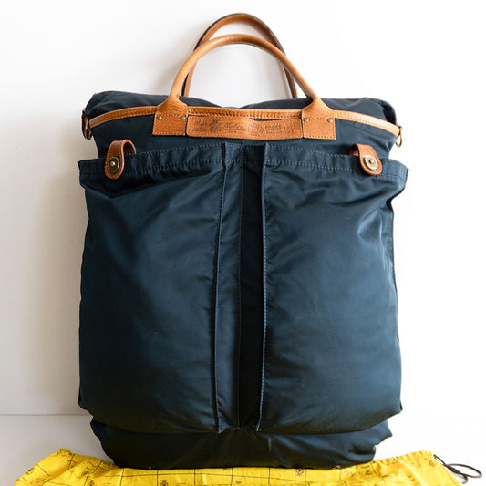 FELISI 9237/2 Nylon Leather Helmet Bag Navy Size ONE SIZE