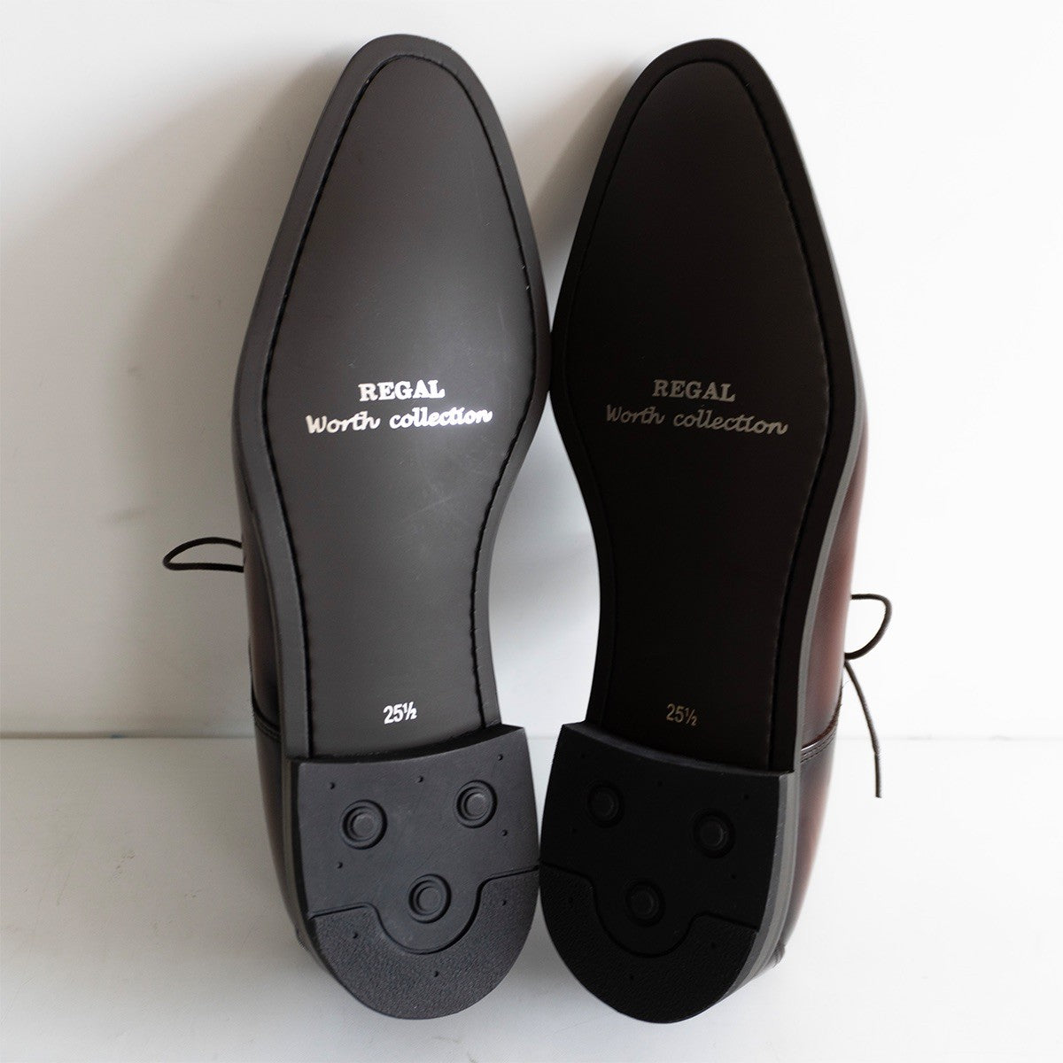 REGAL worth collection Plain Toe Leather Shoes Size 25.5cm