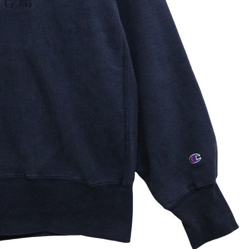 CHAMPION 90s Reverse Weave Sweatshirt Navy Size XL