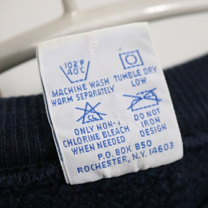 CHAMPION 90s Reverse Weave Sweatshirt Navy Size XL