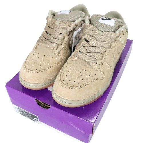 NIKE SB Dunk Low Pro B Suede Parachute Beige Sneakers Size 29.0cm