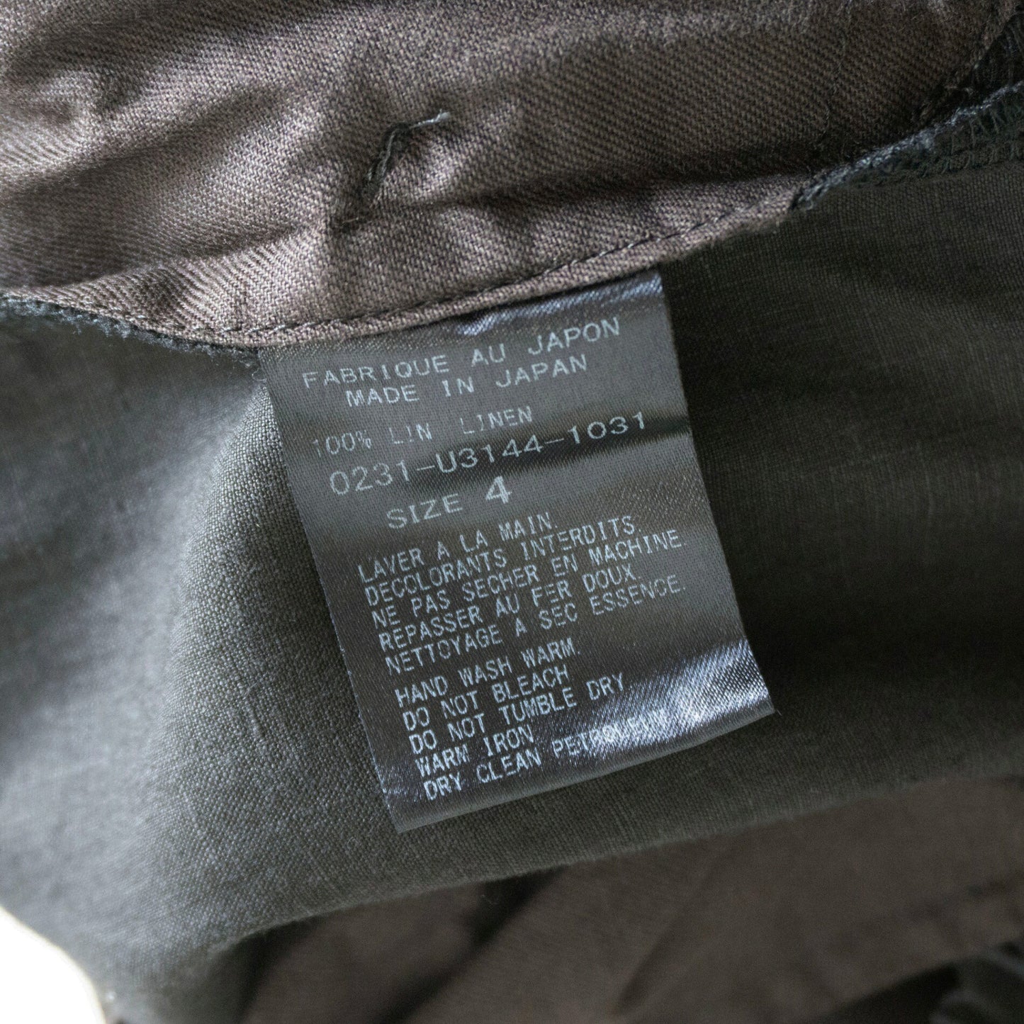 ARTS&SCIENCE Linen Easy Pants Black Size 4