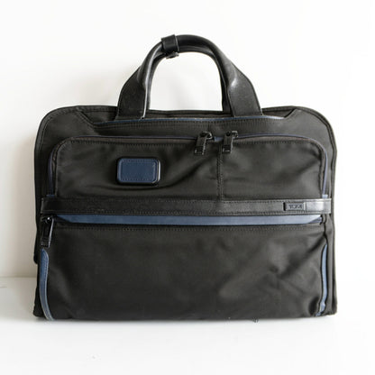 TUMI ALPHA3 Ballistic Nylon Business Bag Black Size ONE SIZE