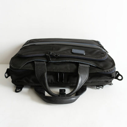 TUMI ALPHA3 Ballistic Nylon Business Bag Black Size ONE SIZE