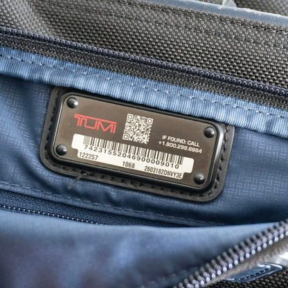 TUMI ALPHA3 Ballistic Nylon Business Bag Black Size ONE SIZE