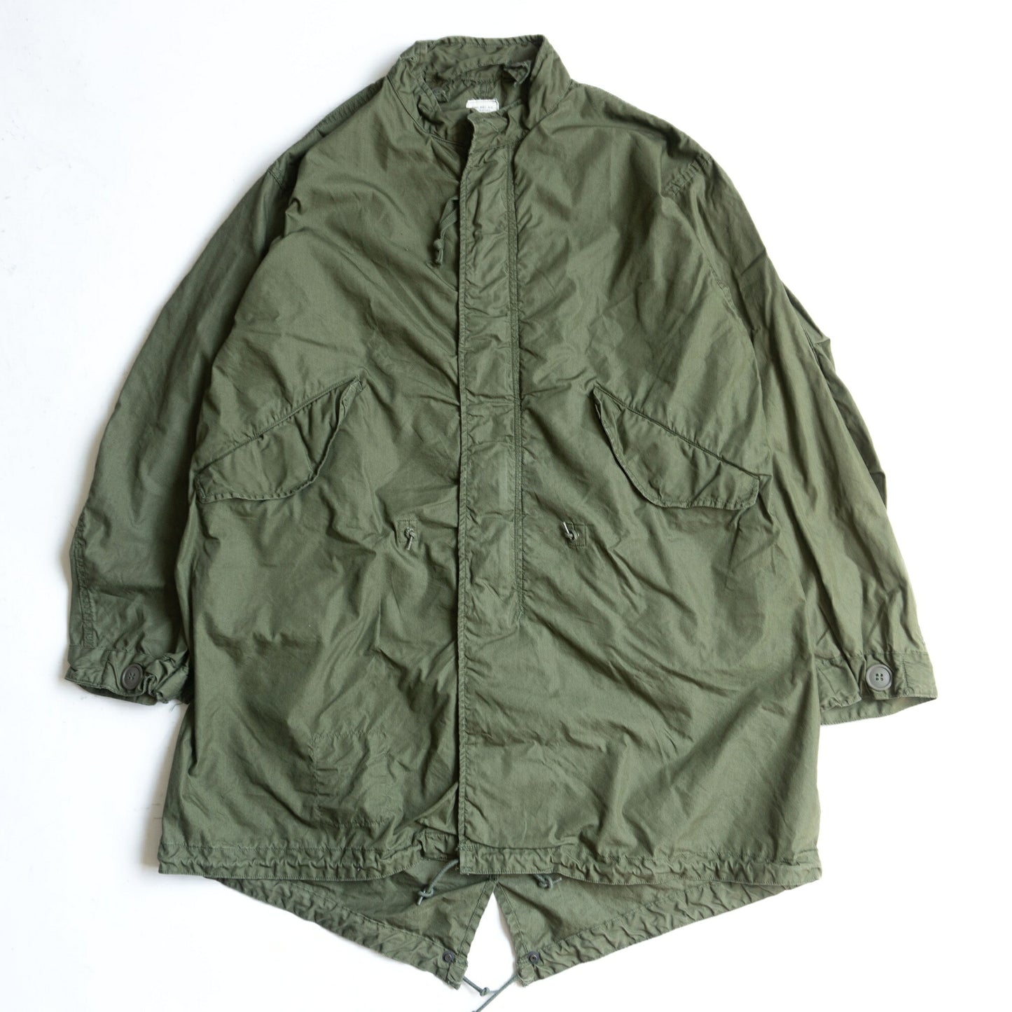 US ARMY 60s M-65 Fishtail Mods Coat Aluminum Zip Size S
