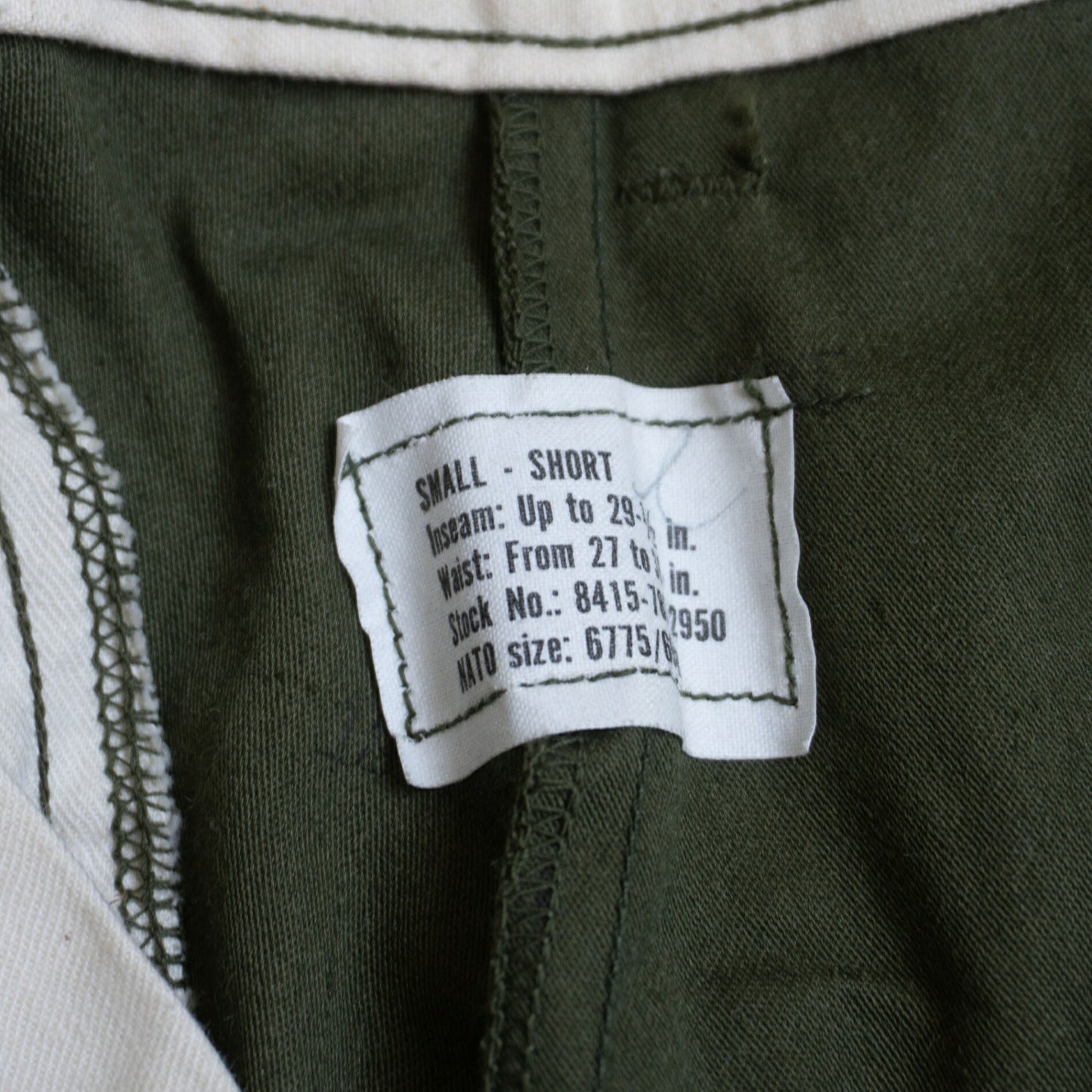 US ARMY 70s Deadstock M-65 Cargo Pants Size SMALL/SHORT