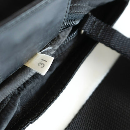 PRADA Triangle Logo Nylon Shoulder Bag Black Size ONE SIZE