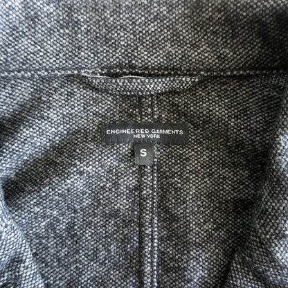 Engineered Garments Tweed Wool Bedford Jacket Gray Size S