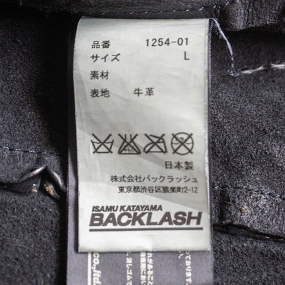 ISAMU KATAYAMA BACKLASH Italian Double Rider's Jacket Size L