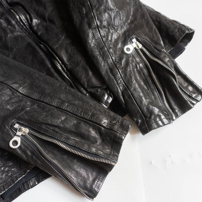 ISAMU KATAYAMA BACKLASH Italian Double Rider's Jacket Size L