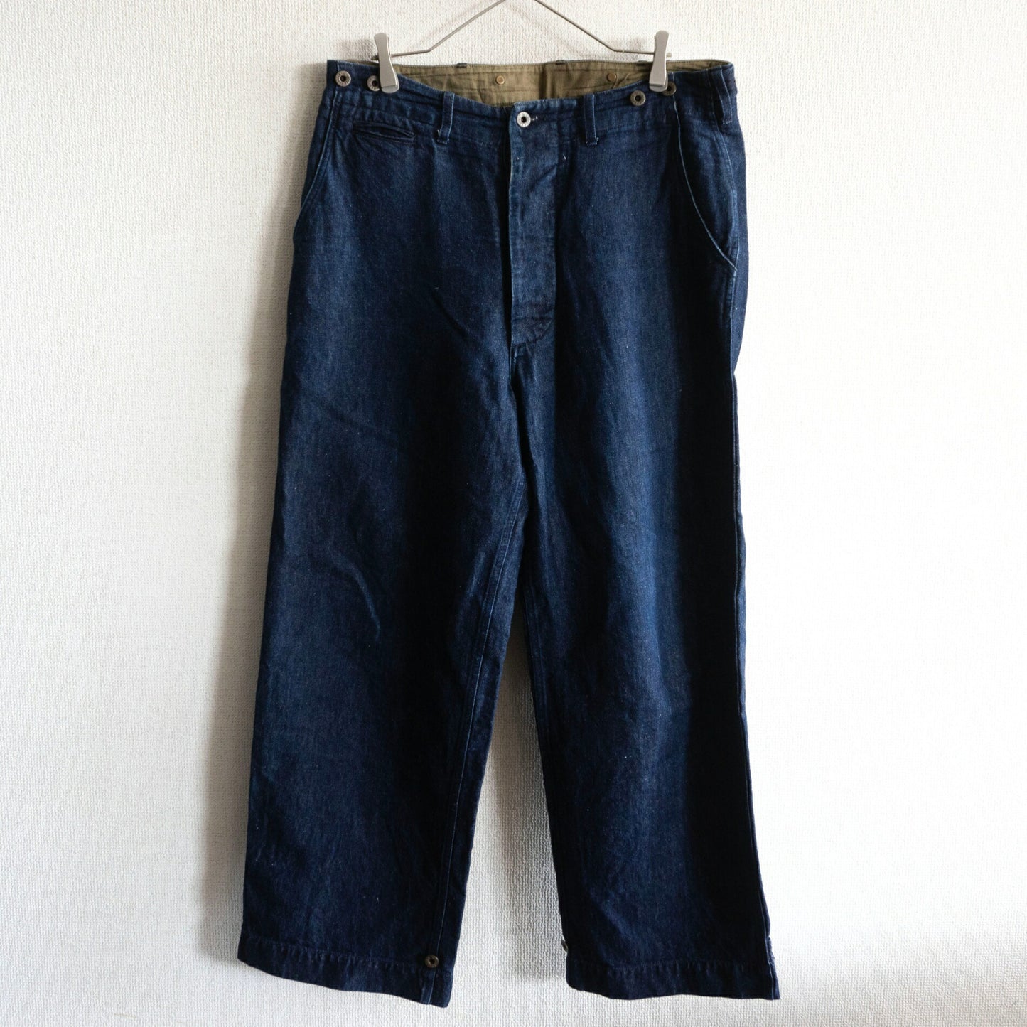 NIGEL CABOURN Denim Wide Pants Size 34