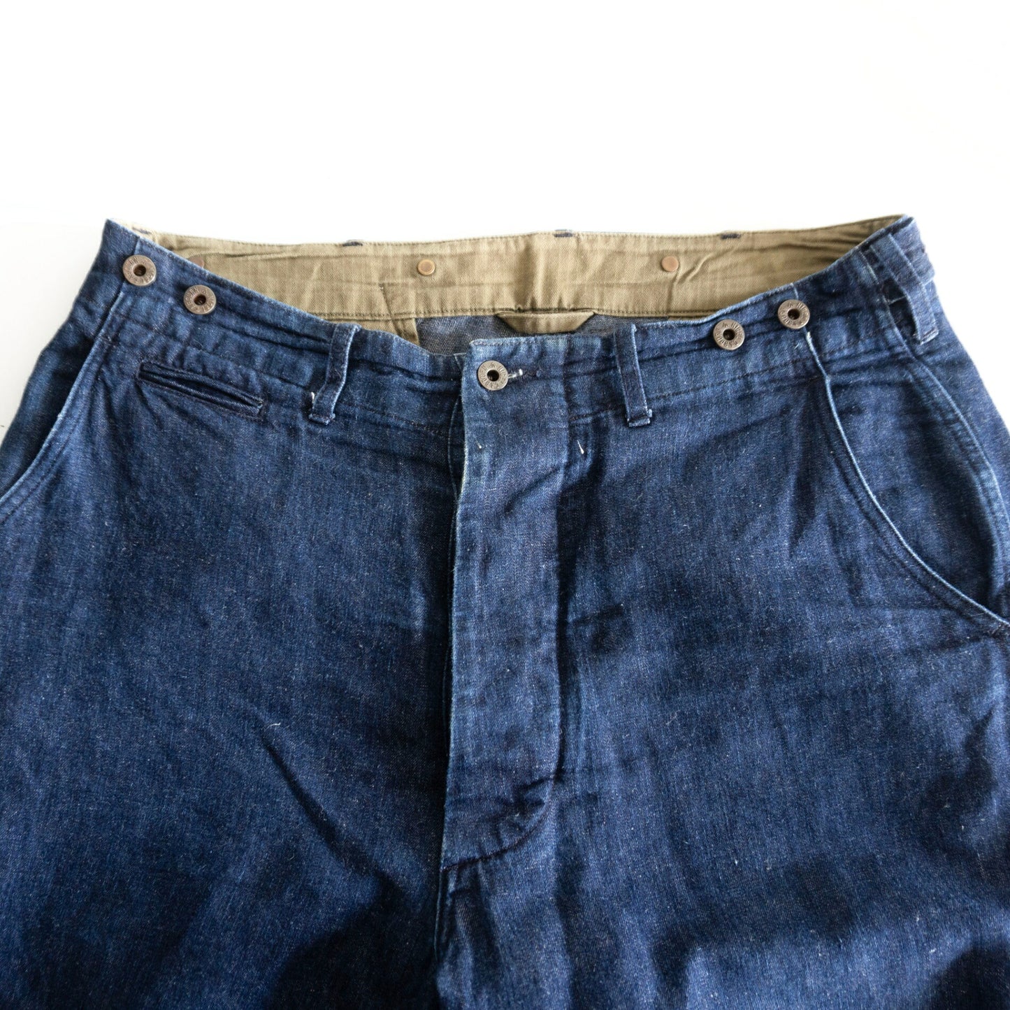 NIGEL CABOURN Denim Wide Pants Size 34