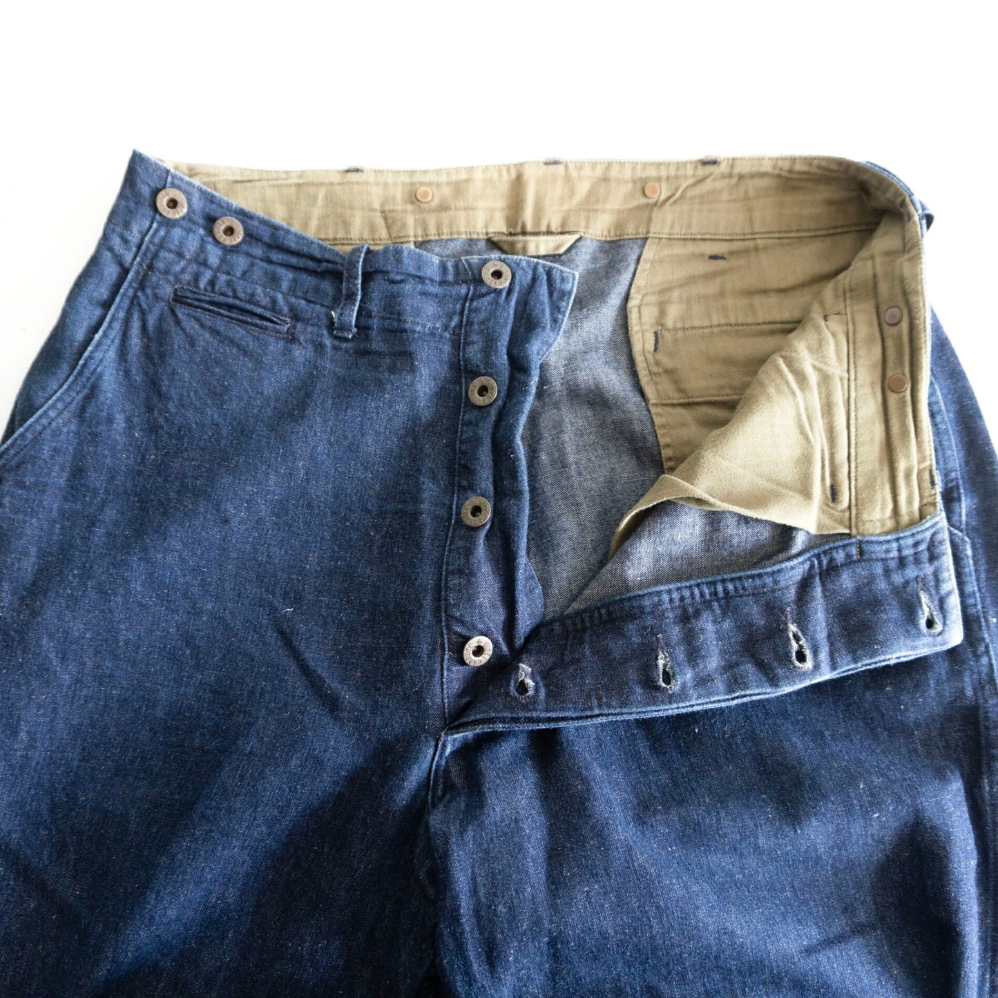 NIGEL CABOURN Denim Wide Pants Size 34