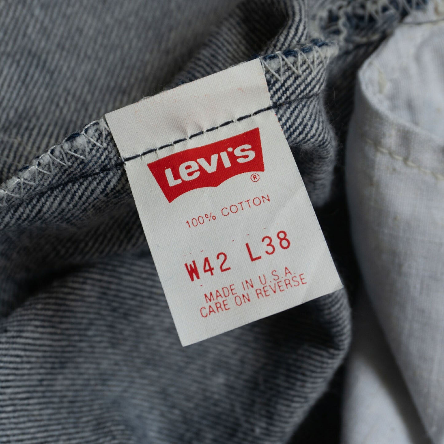 LEVI'S Made in USA 501 Denim Jeans Big Size 42×38