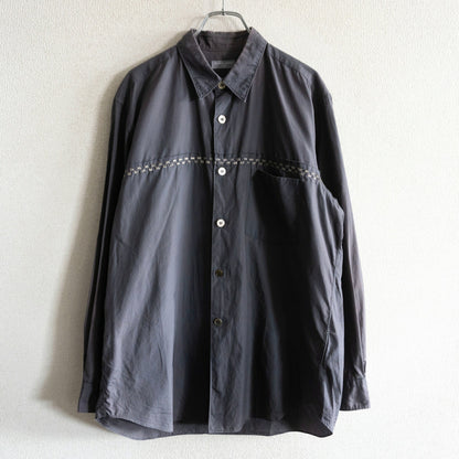 COMME des GARCONS HOMME 00s Design Shirt Gray Size L