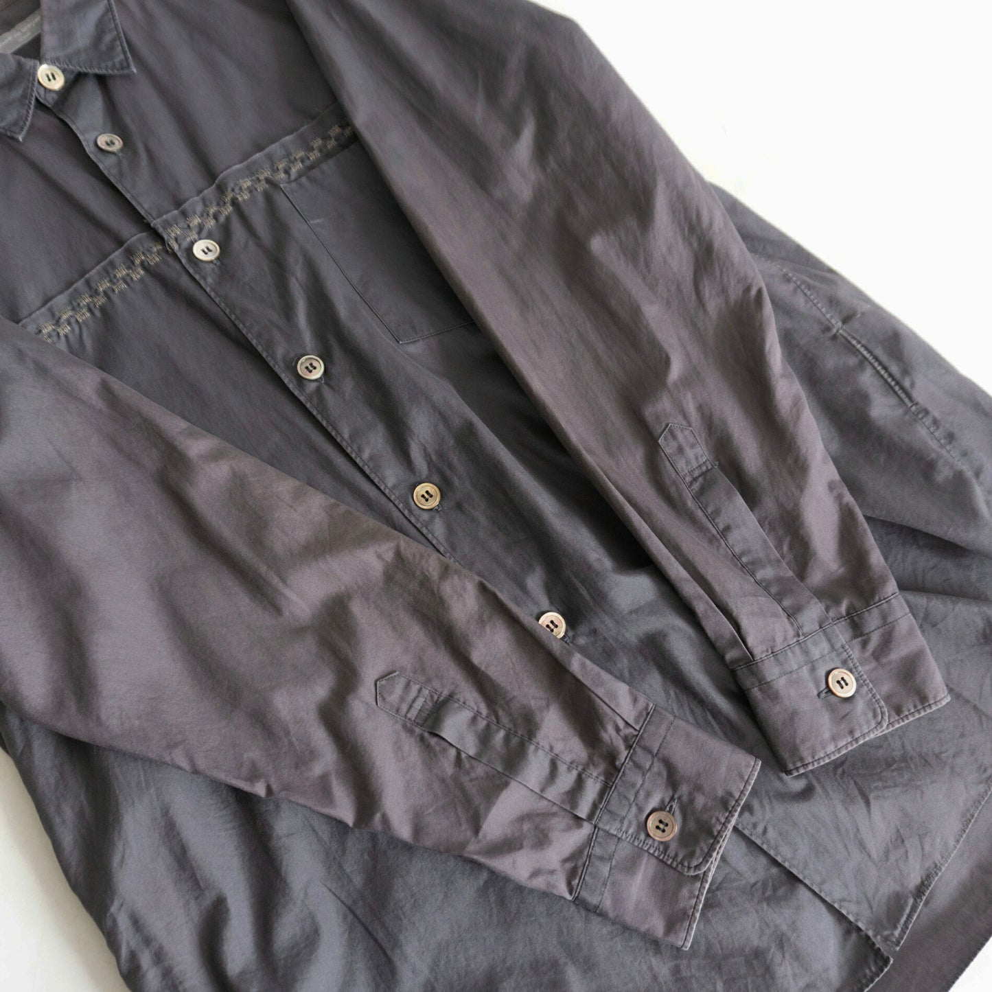 COMME des GARCONS HOMME 00s Design Shirt Gray Size L