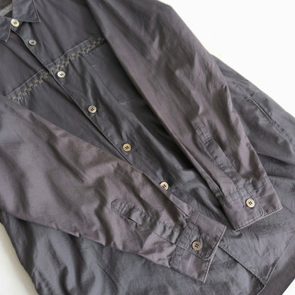 COMME des GARCONS HOMME 00s Design Shirt Gray Size L