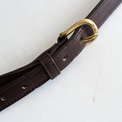 OLD COACH Dark Brown Turnlock Shoulder Bag Size ONE SIZE
