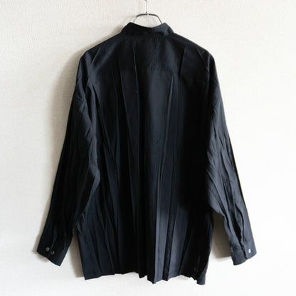 ISSEY MIYAKE MEN Pleated Shirt Black Size 2