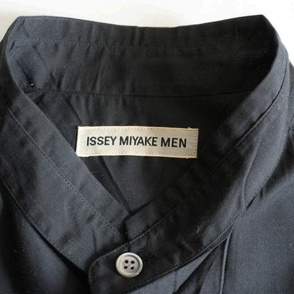 ISSEY MIYAKE MEN Pleated Shirt Black Size 2