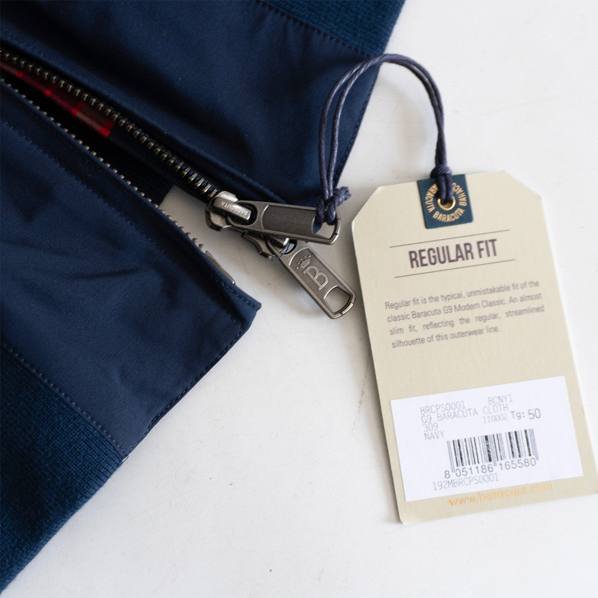 BARACUTA G9 Navy Harrington Jacket Made in England Size 50