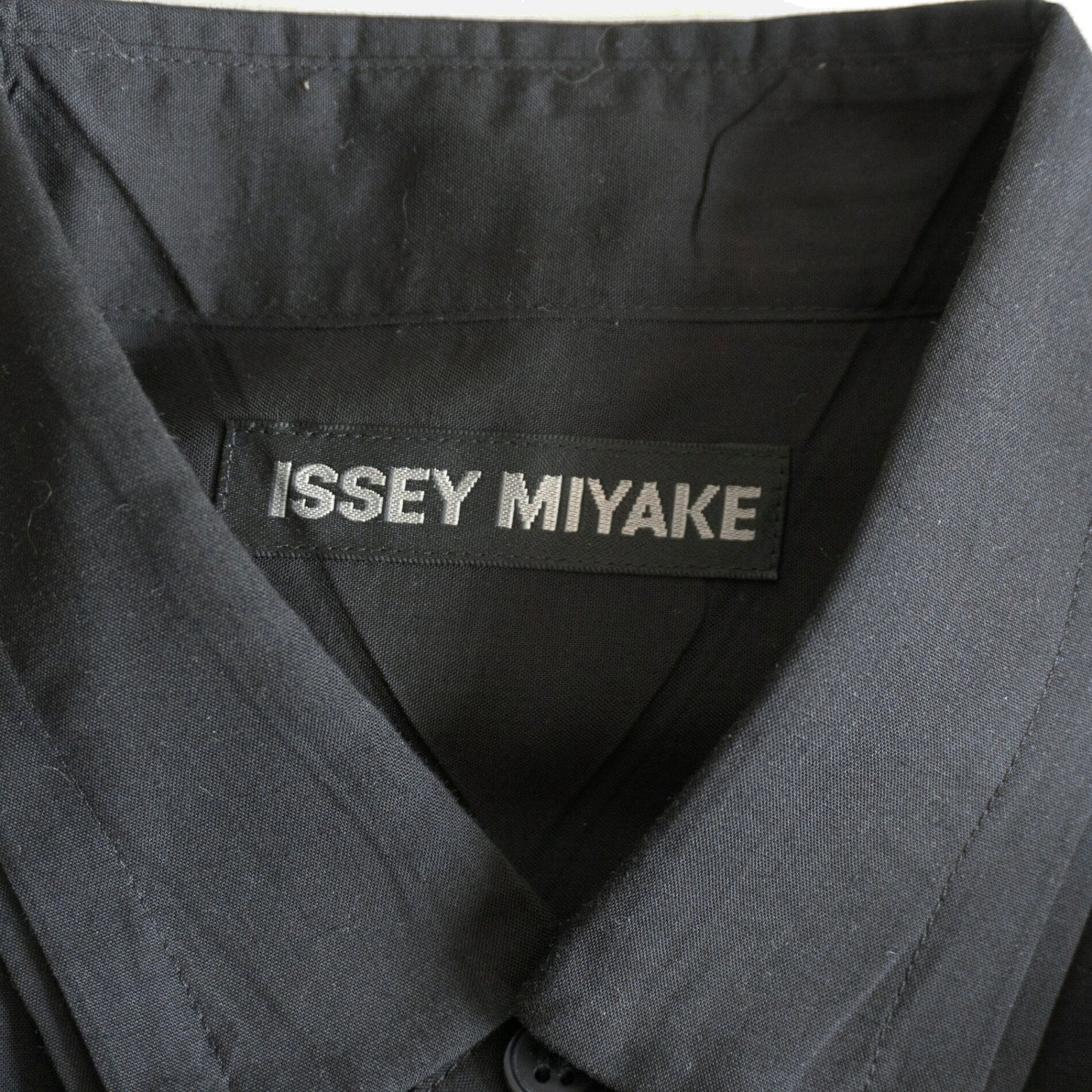 ISSEY MIYAKE MEN Pleated Shirt Black Size 1