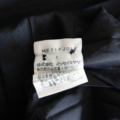 ISSEY MIYAKE MEN Pleated Shirt Black Size 1