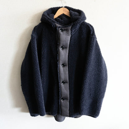 45R Boa Fleece Hooded Jacket Relaxed Fit Size XXL