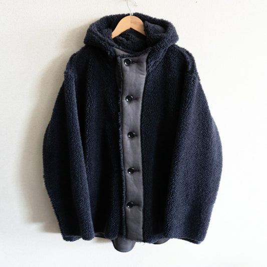 45R Boa Fleece Hooded Jacket Relaxed Fit Size XXL