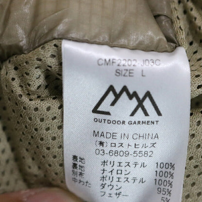 LOTUS DOWN CMF L7 Down Jacket Beige Size L