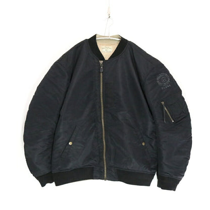 CLANE x FRAGMENT Reversible MA-1 Bomber Black Size 3
