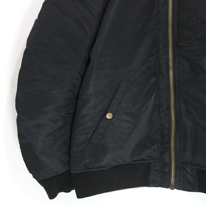 CLANE x FRAGMENT Reversible MA-1 Bomber Black Size 3