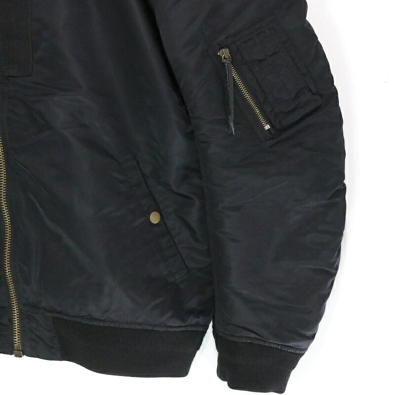CLANE x FRAGMENT Reversible MA-1 Bomber Black Size 3