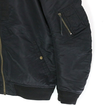 CLANE x FRAGMENT Reversible MA-1 Bomber Black Size 3