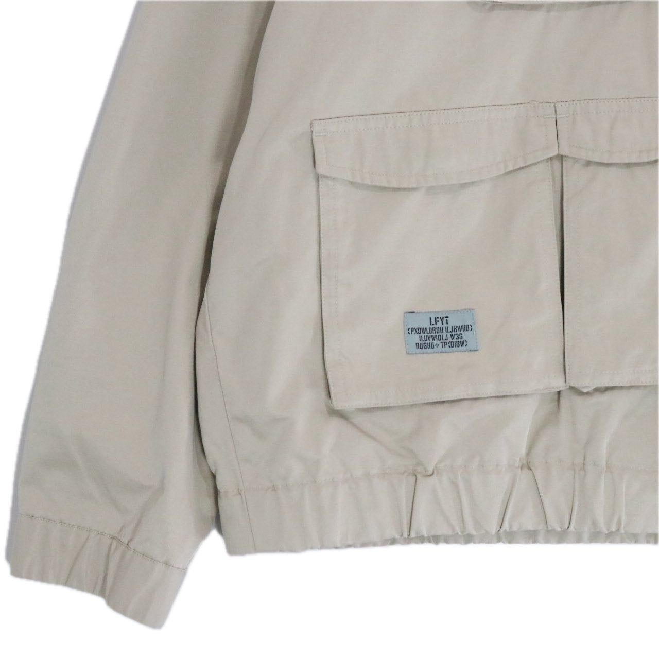LFYT 22AW Cotton Nylon Multi Pocket Jacket Beige Size L