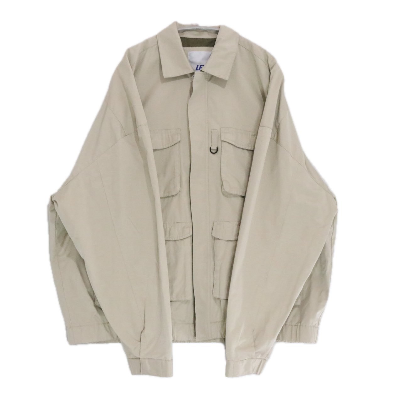 LFYT 22AW Cotton Nylon Multi Pocket Jacket Beige Size L